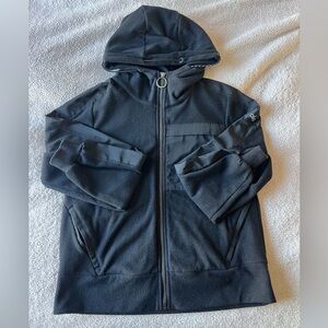 Alo Yoga- Halo Zip Hoodie in Black
